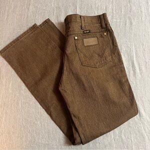 Wrangler Brown Denim Jeans size 33